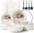 CAROTE 17pcs Pots and Pans Set, Nonstick Cookware Set Detachable Handle, Induction Kitchen Cookware Sets Non Stick with Removable Handle, RV Cookware Set, Oven Safe